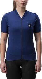 LeBram Ventoux Women's Short Sleeve Jersey Navy Blue