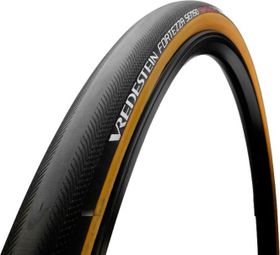 Neumático de carretera Vredestein Fortezza Senso Superiore TubeType 700mm TriComp Negro / Beige