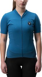 Maillot Manches Courtes Femme LeBram Ventoux Bleu Pelforth