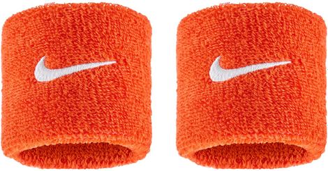 Sponge wristband (x2) Nike Swoosh Classic Orange
