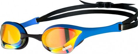 ARENA Cobra Ultra Swipe Mirror  - Yellow Copper Blue - Lunette Natation Bleu Verres Jaune