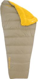 Edredón de plumón Thermarest Corus 32 °F/0 °C, color beige