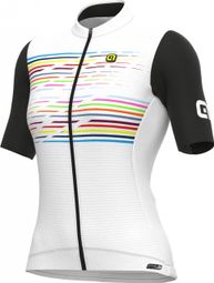 Alé Logo Damen Kurzarmtrikot Weiß