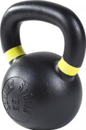 Kettlebell en fonte noir avec couleur rayé poignées disponible de 4kg  à 32kg - Haltère russe - Poids : 16 KG