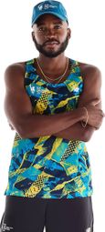 New Balance NYC Marathon RC Essential Men's Tank Top - Blue/Yellow
