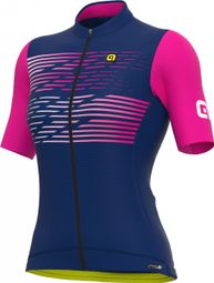 Maillot Manches Courtes Femme Alé Logo Fuchsia