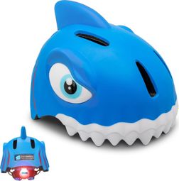 Casque de Vélo pour enfants | Requin Bleu | Crazy Safety | Certifié EN1078