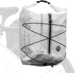 Sacoche de porte-bagages avec compression sous vide ROCKBROS blanche