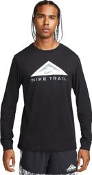 Camiseta de manga larga Nike Dri-Fit Trail Negra