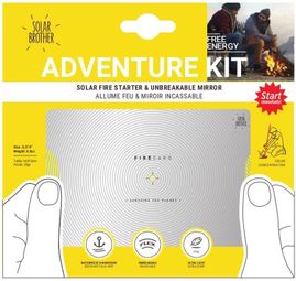Allume-feu solaire et miroir Solar Brother Adventure Kit