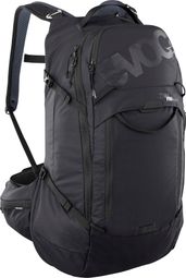 Tasche mit Rückenprotektor Evoc Trail Pro Blackline 26L Schwarz