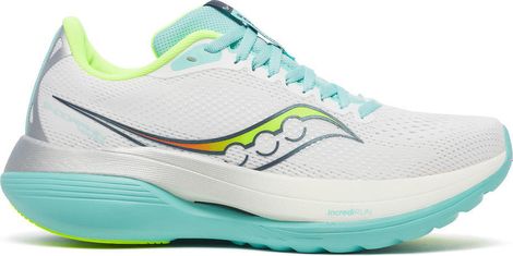Zapatillas de running Saucony Endorphin Trainer blancas/azules para mujer