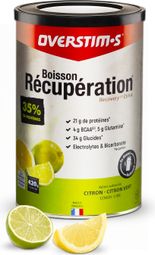 Boisson de récupération Overstims Elite Citron/Citron vert - 420g