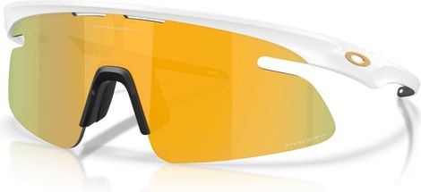 Oakley RSLV Lite Matte White/Prizm 24K Sunglasses Ref: OO9527D-0350