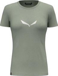Salewa Vrouwen T-shirt met korte mouwen Solidlogo Groen