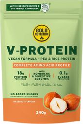Bevanda proteica GoldNutrition V-Protein al gusto di nocciola - 240 g