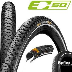 Pneu Continental Contact Plus Reflex 28´´X 38 Rigid Urban  Argenté 28´´x 38