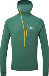Polaire à Capuche Homme Mountain Equipment Eclipse Zip T Vert