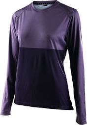 Maglia a maniche lunghe da donna Troy Lee Designs Lilium Block Orchid/Viola