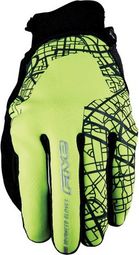 Ein Paar Handschuhe Five Shibuya Reflective Fluo Yellow