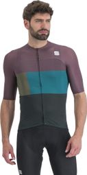 Sportful Snap Kurzarmtrikot in Violett/Blau