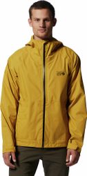 Wasserdichte Jacke Mountain Hardwear Threshold Gelb L