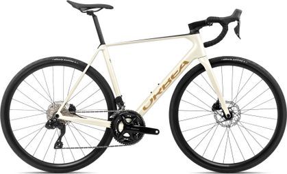 Orbea Orca M30i Bicicleta de Carretera Shimano 105 Di2 12S 700 mm Marfil Blanco Borgoña Rojo 2024