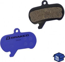 Plaquettes de frein BRAKCO Tranquila Sram Maven x 20