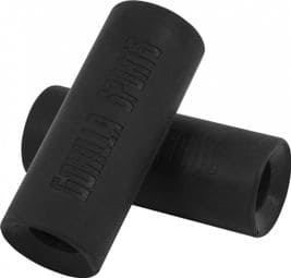 Prises en silicone noir Gorilla Sports Grip (paire)