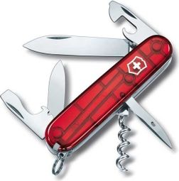Couteau suisse Victorinox Spartan rouge translucide