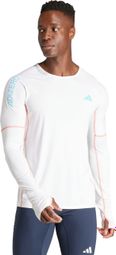 Maillot manches longues adidas Performance Adizero Blanc