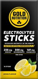 GoldNutrition Lemon Electrolyte Drink, 10 Sticks