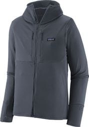 Veste Polaire Patagonia R1 Thermal Full-Zip Hoody Bleu