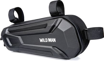 Waterproof triangle bike frame bag 1.8L black WILD MAN