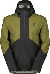 Heren Scott Explorair Light Dryo 2.5L Long Sleeve Jas Zwart/Groen