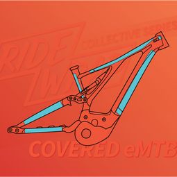 RideWrap Covered Protection eMTB Matte Clear Frame Protection Kit