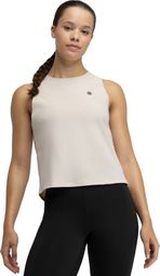 Débardeur trail running femme Randonnée Volt Stone Beige