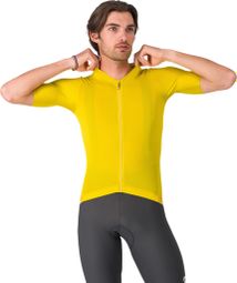 Castelli Espresso 2 Kurzarm-Trikot für Herren, gelb