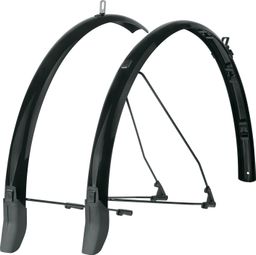 Paar SKS Bluemels Cable Line spatborden 28'' I 45 mm zwart