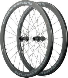 Paire de roues Progress Airspeed 44 Disc | 12x100/12x142 mm | Center Lock | Shimano