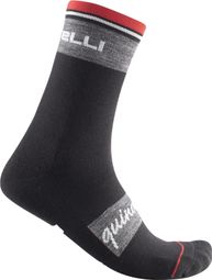 Chaussettes Castelli Quindici Soft Merino Noir