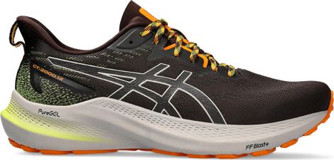 Asics GT-2000 12 TR Running Shoes Black Grey Orange Men's