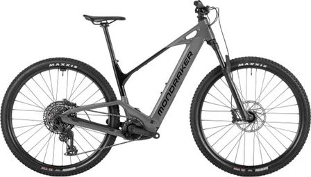 Mondraker Prime S Hardtail Electric Mountain Bike with SRAM 12-speed drivetrain, 800 Wh battery, Bosch 120 Nm motor, 29-inch wheels, Gray/Black