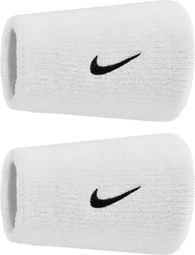 Sponge wristband large (x2) Nike Swoosh Classic White