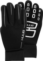 Huub Neopreen Zwemhandschoenen Zwart / Wit