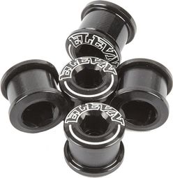 ELEVN DOUBLE KEY x5 Chain Bolts 6.5 x 4mm Black