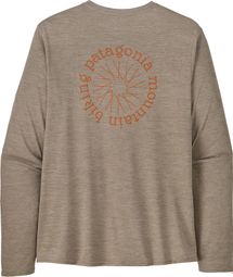 Patagonia Cap Cool Daily T-shirt Lange mouwen Grijs