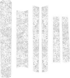Slicy Custom La Street Matte White Frame Protector Kit