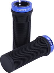 Paire de Grips Neatt One Lock Pro Small 92mm Noir / Bleu