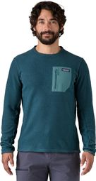 Polaire Patagonia R1 Air Crew Bleu Homme